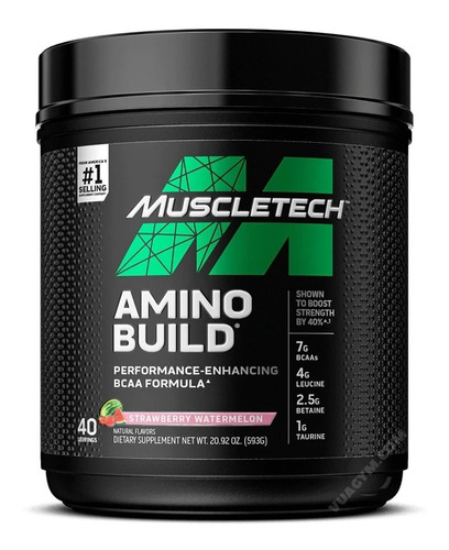 Bcaa Muscletech Amino Build Performance 40 Serv Todo Sabor