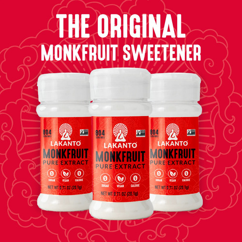 Lakanto Extracto Puro De Monk Fruit Sin Eritritol. 20gr.