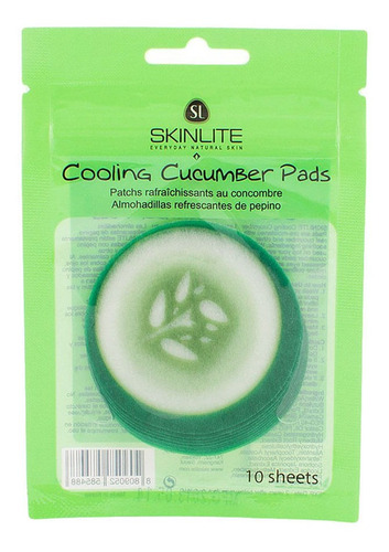 Skinlite Pads Skinlite Pepino 10 Unidades. Pads Skinlite Pep Tipo de piel Hidratante Ojos