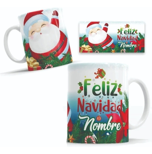 20 Tazas Personalizadas Regalo Navideño 