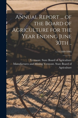 Libro Annual Report ... Of The Board Of Agriculture For T...