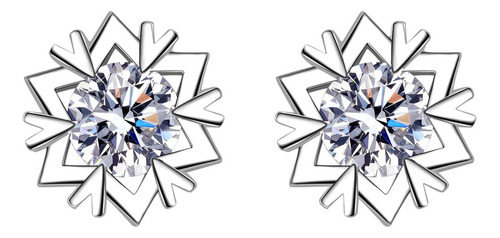 Pendientes De Diamantes Con Forma De Copo De Nieve J Winter