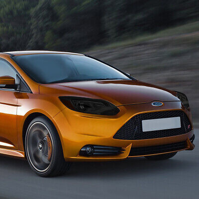 Pair Smoked Housing Amber Side Headlight+6000k Hid Led B Oad