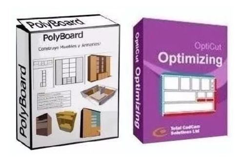 Imagen 1 de 6 de Diseño Muebles Polyboard 6.05f Pro 2018 + Opticut 5.24h Pro