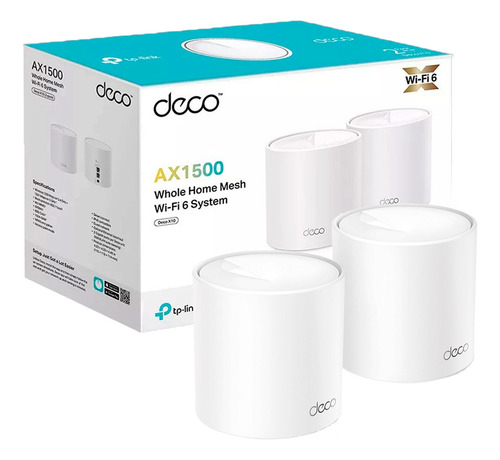 Deco X10 2 Pack Tp-link Mesh Sistema Wifi 6 Ax1500