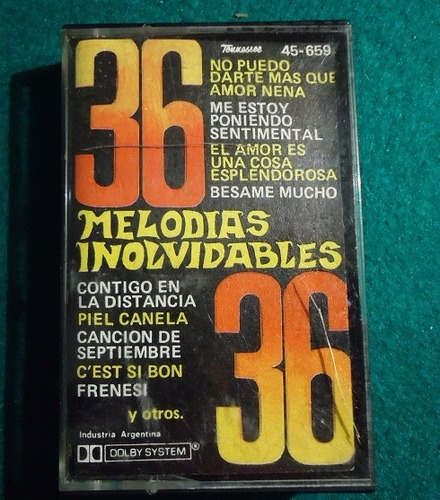 Johnny Corelli - 36 Melodias Inolvidables - Cassette 1981