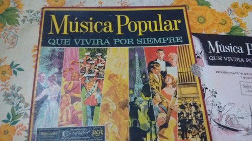 Musica Popular Que Vivira Por Siempre 10 Lp  En Estuche Mono