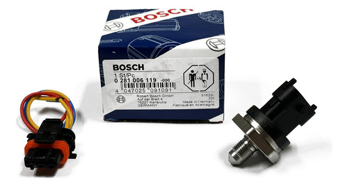 Sensor De Pressão De Óleo/combustivel Bosch #0281.006.119