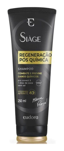 Shampoo + Condicionador Siage Eudora Regeneração Pós Química
