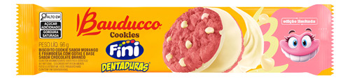 Cookies Fini Dentadura Bauducco 96g