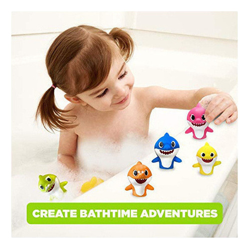 A Juguetes Para Los Dedos De La Familia Baby Shark 5 Piezas