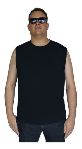 Imagem 1 de 4 de Kit 2 Regata Machão Plus Size Grande Camiseta Extr Masculina