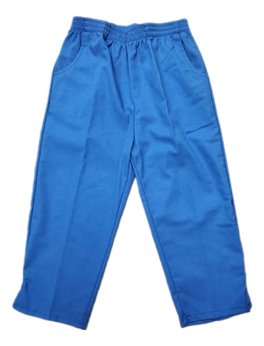 Capri Lino Juvenil Elastico En Cintura Con Bolsas 32 34 36