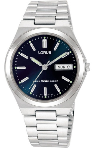 Reloj Lorus By Seiko Hombre Acero Clasico 100mts Rxn17bx9s