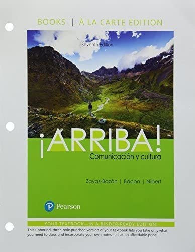 Libro: ¡arriba!: Comunicación Y Cultura, Loose Leaf Edit&..