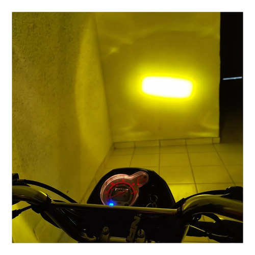 Foco Led H4 Moto Lupa Doble Color 15w 1500lm