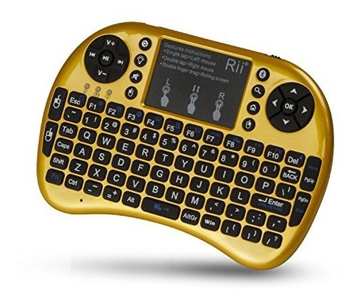 Mini Teclado Inalámbrico Bluetooth Rii Rti8bt-5 I8+