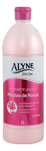 Sabonete Líquido Alyne Skin Care Luxo Pétalas De Rosas 1l