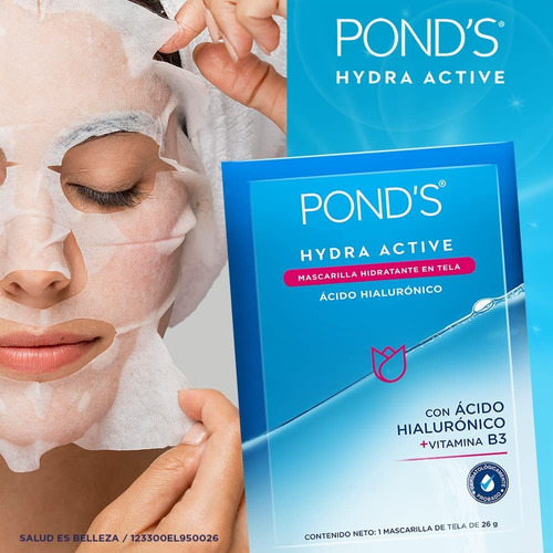 Pond's Mascarilla Hidratante Ácido Hialurónico Hydra Active