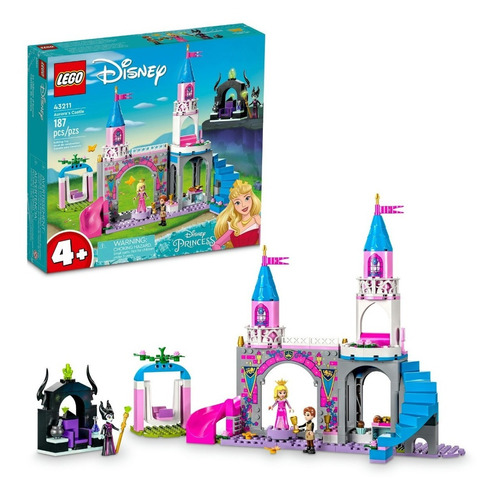 Kit De Construcción Lego Disney Castillo De Aurora 43211 3+ Cantidad de piezas 187