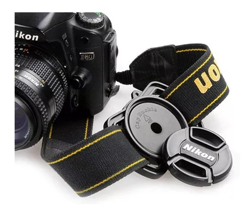 Soporte para tapa de lente para cámara fotográfica, para evitar que se  pierda la tapa de la lente para cámara réflex DSLR