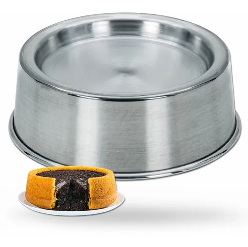 Forma De Bolo Piscina Ballerine Vulcão 22 X 7,5cm Alumínio