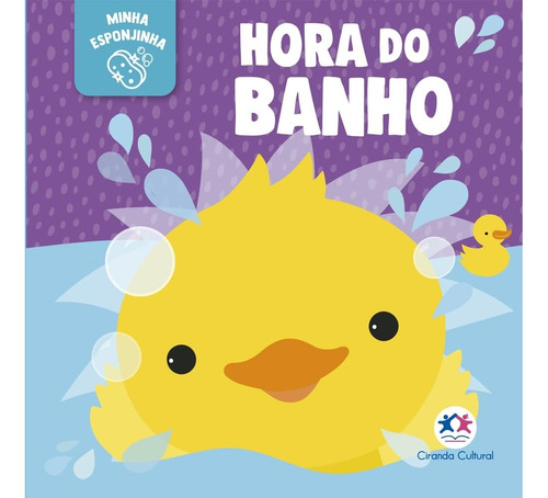 Livro Hora Do Banho + Esponja De Banho  