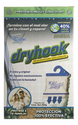 Deshumificador Dry Hook Para Armario 450 G