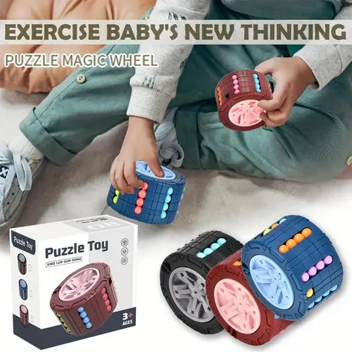 Cubo Rubik Magico Giratorio Ufo Llanta Juego Destreza Mental