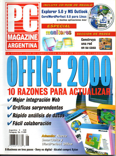 Revista Pc Magazine Argentina - Junio 1999 (vol 10, Nº6)