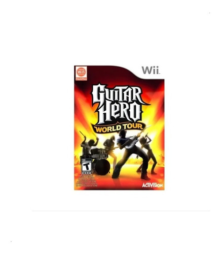 Juego Guitar Hero World Tour Juego Wii Nuevo Blakhelmet E