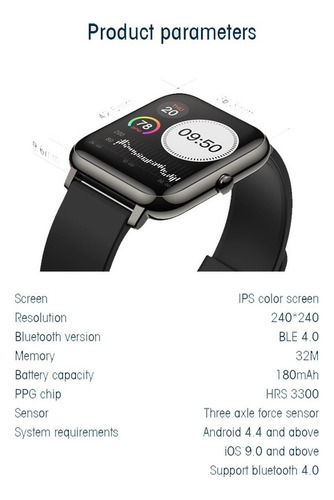 Reloj Inteligente P22 Para Oppo Android Ios
