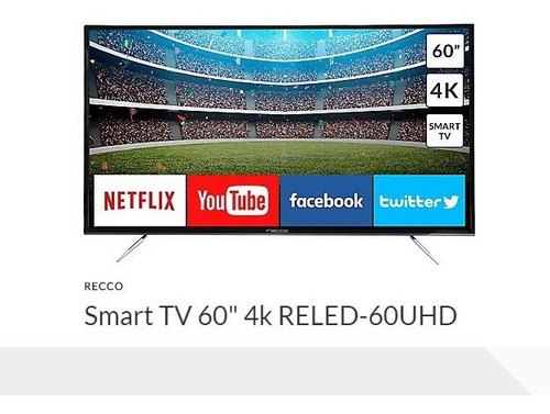 Smart Tv 60  Pulgadas 4k Rele-60uhd Recco 