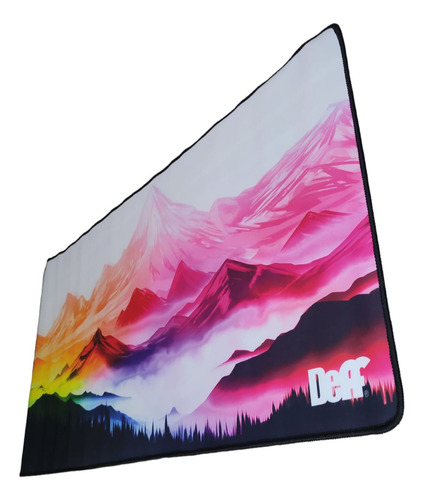 Mousepad Gamer Xl Montañas Coloridas  90x40cm Antideslizante