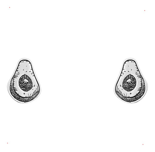 Aretes Aguacate Plata 925 Envio Gratis