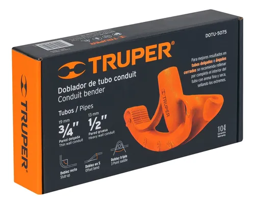 Doblatubo Doblador De Tubo Conduit 3/4 (19mm) Truper