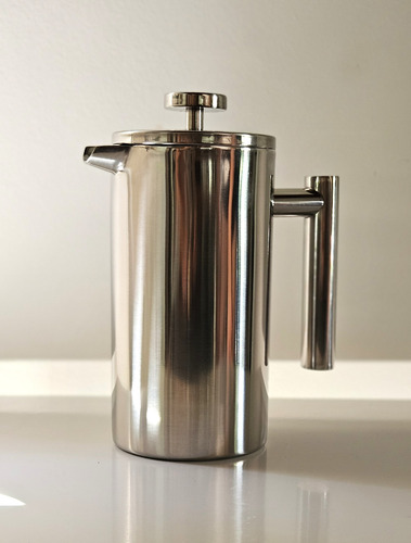 Cafetera Prensa Francesa 600ml Acero Inoxidable - Émbolo Acero Inoxidable