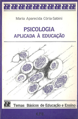 Livro Psicologia Aplicada A Educação 