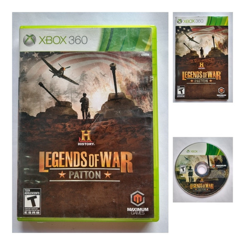 History Legends Of War Patton Xbox 360 - En Español (Reacondicionado)