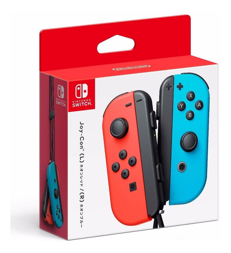 Control joystick inalámbrico Nintendo Switch Joy-Con (L)/(R) Neón rojo neón y azul neón