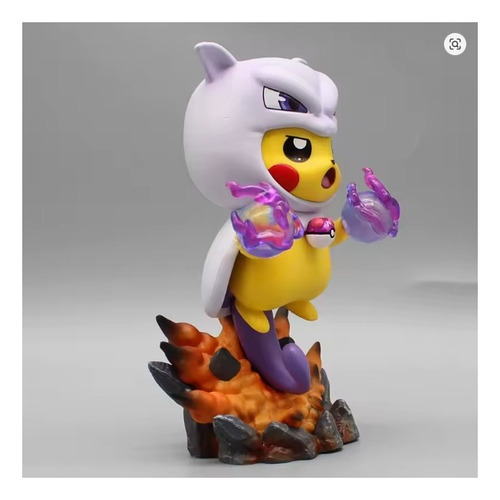 Figura Anime Coleccion Pokemon Gk Pikachu Mewtwo Cosplay