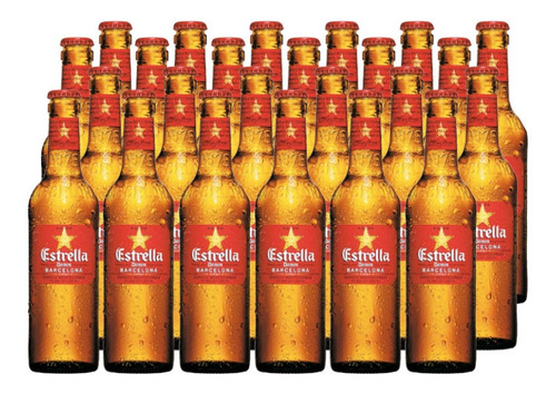 Imagen 1 de 2 de Cerveza Estrella Damm Barcelona Bot. 24 X 330ml