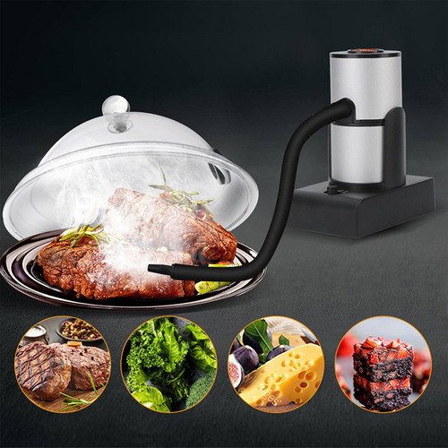 Kit De Defumador De Cozinha Portátil Infusor De Fumaça Com