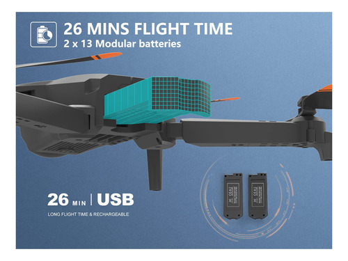 Heygelo Dron S90 Con Cámara Para Adultos, Mini Drones Fpv Hd