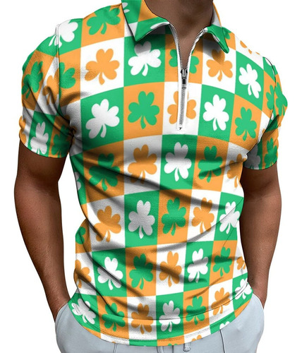 Famoore Camiseta Gran Tamaño Para Hombre St Patricks Day 3d