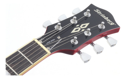 Kit Guitarra Les Paul Strinberg Lps230 Wine Red Com Capa