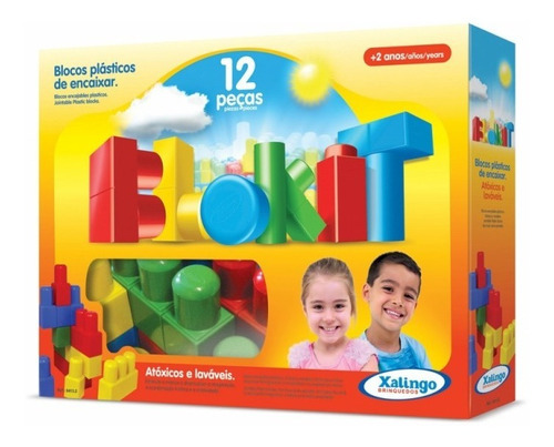 Brinquedo De Montar Blokit 12 Peças Xalingo - 0413.2