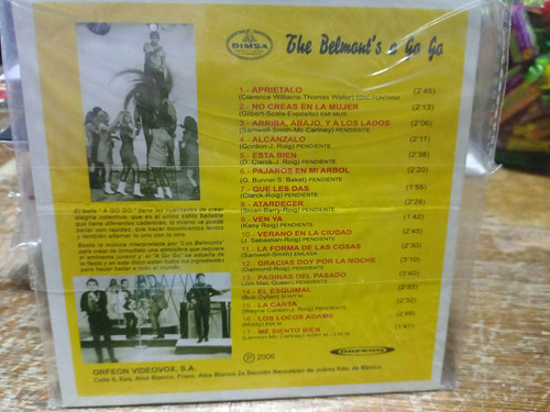 Cd Los Belmonts A Go Go (Usado)