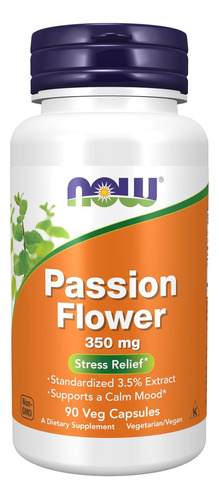 Ahora Passion Flower 350 Mg90 Veg Capsules