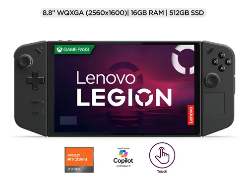 Consola Portatil LENOVO Legion Go AMD Ryzen Z1 Entreme Radeon 16G...
